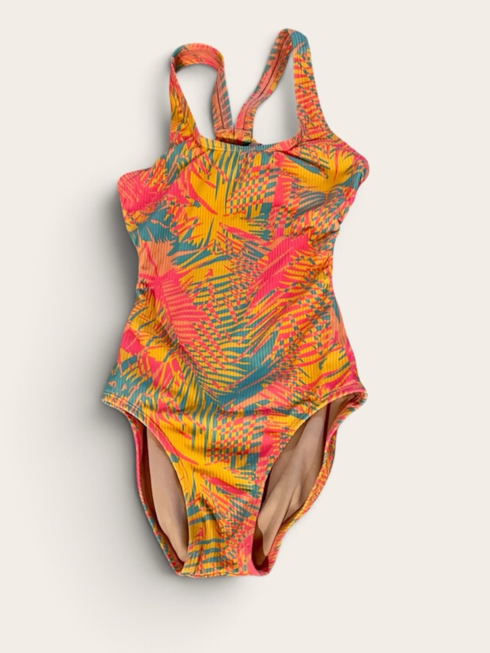 ART CLASS Girl’s Tropical Print One-Piece Swimsuit